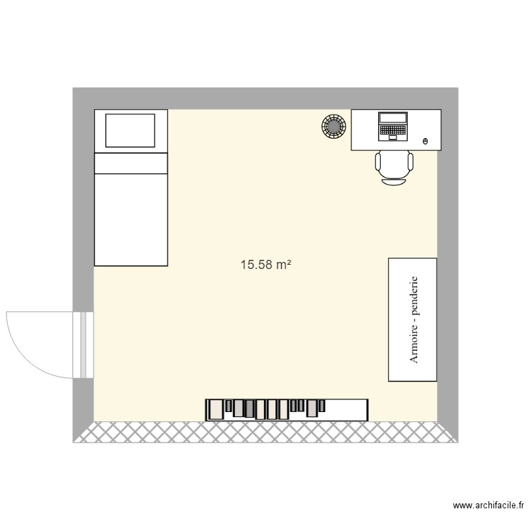 chambre Isaac02. Plan de 0 pièce et 0 m2