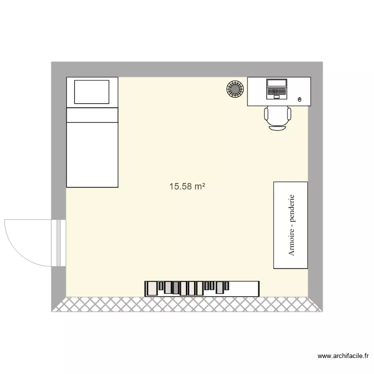 chambre Isaac02. Plan de chambre Isaac02. Plan de