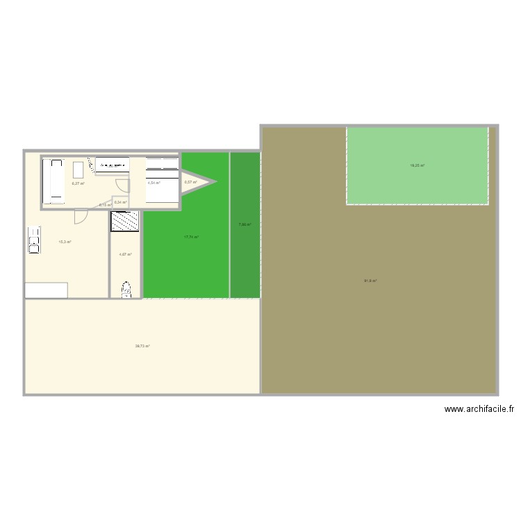 batiment 2. Plan de 0 pièce et 0 m2