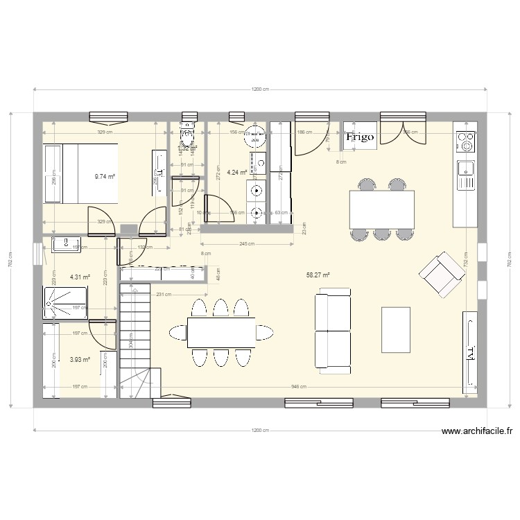 Ali. Plan de 0 pièce et 0 m2