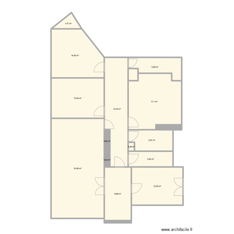 CVP PP - ORIGINE 2. Plan de 15 pièces et 133 m2