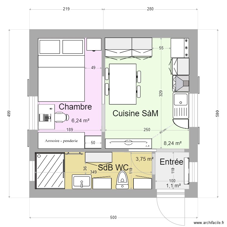 Mini 03. Plan de 0 pièce et 0 m2