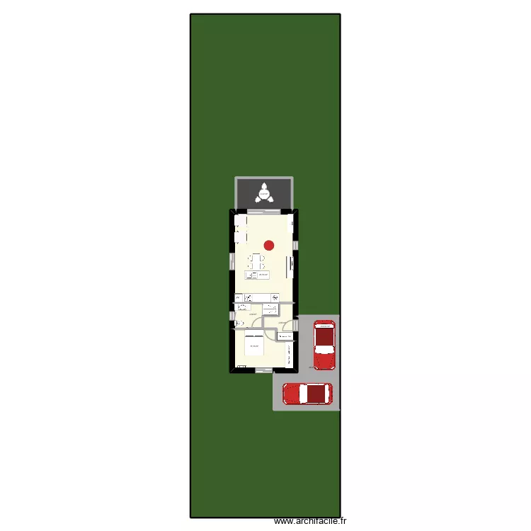 boccard. Plan de 7  et 393 m²