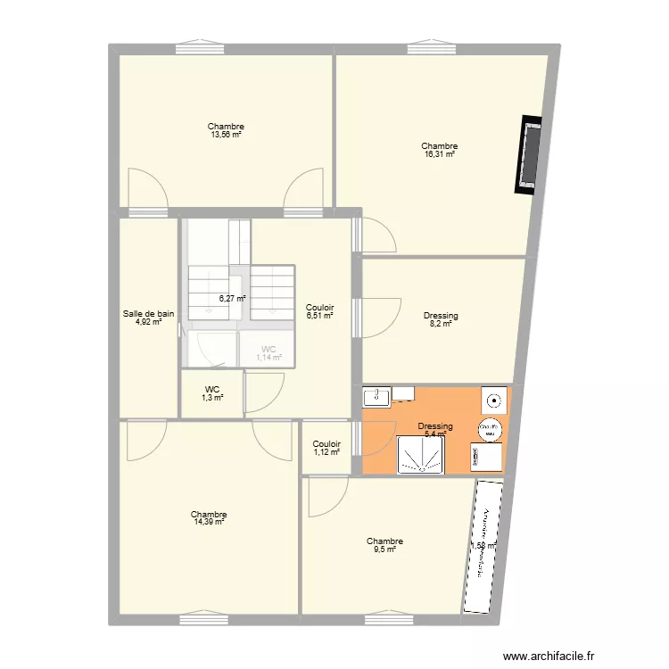 Projet Loc Bx BAF Maison. Plan de 