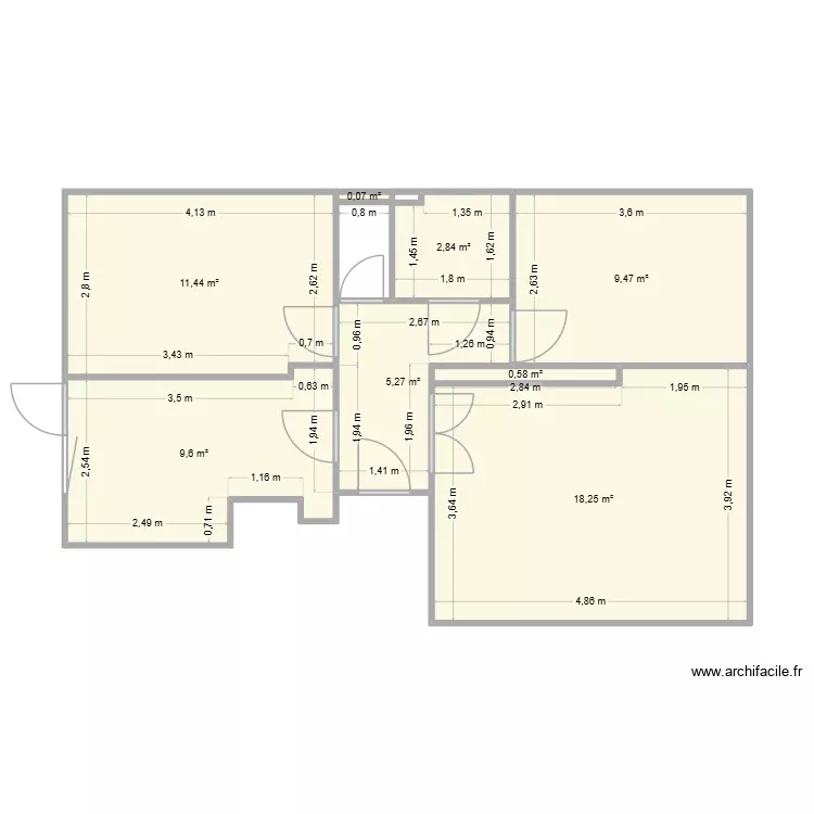 place au bois. Plan de 8 Pièces et 58 m² place au bois. Plan de 8 Pièces et 58 m²