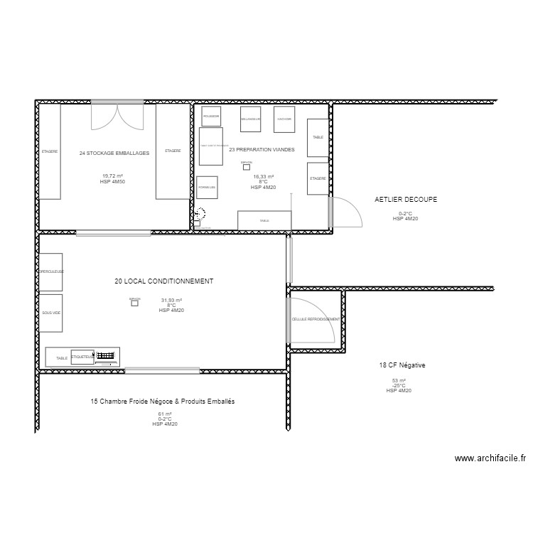 PLAN VUZE ET FILS. Plan de 7 pièces et 104 m2