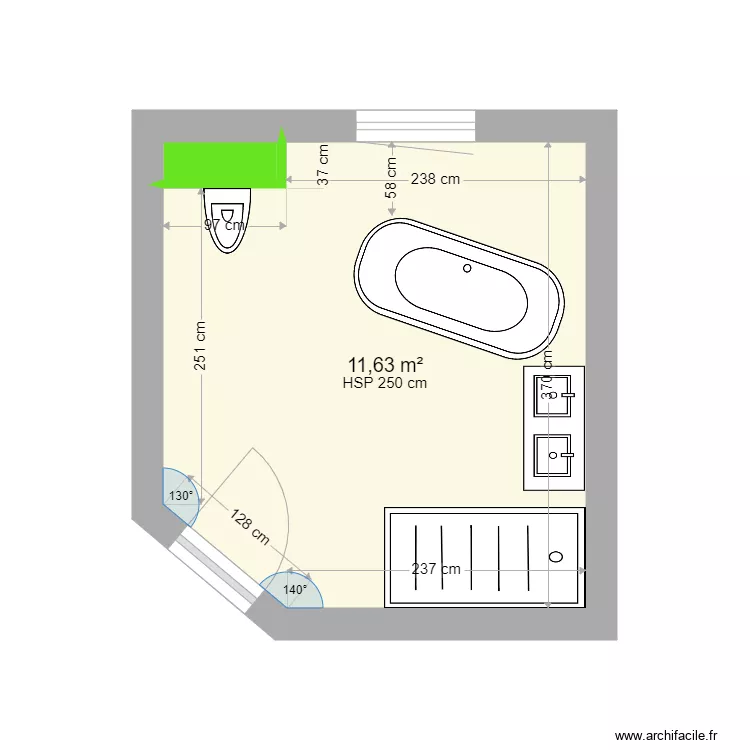CAHOURT. Plan de 