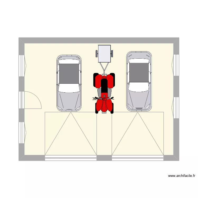 Alek3. Plan de 1 et 36 m² Alek3. Plan de 1 et 36 m²