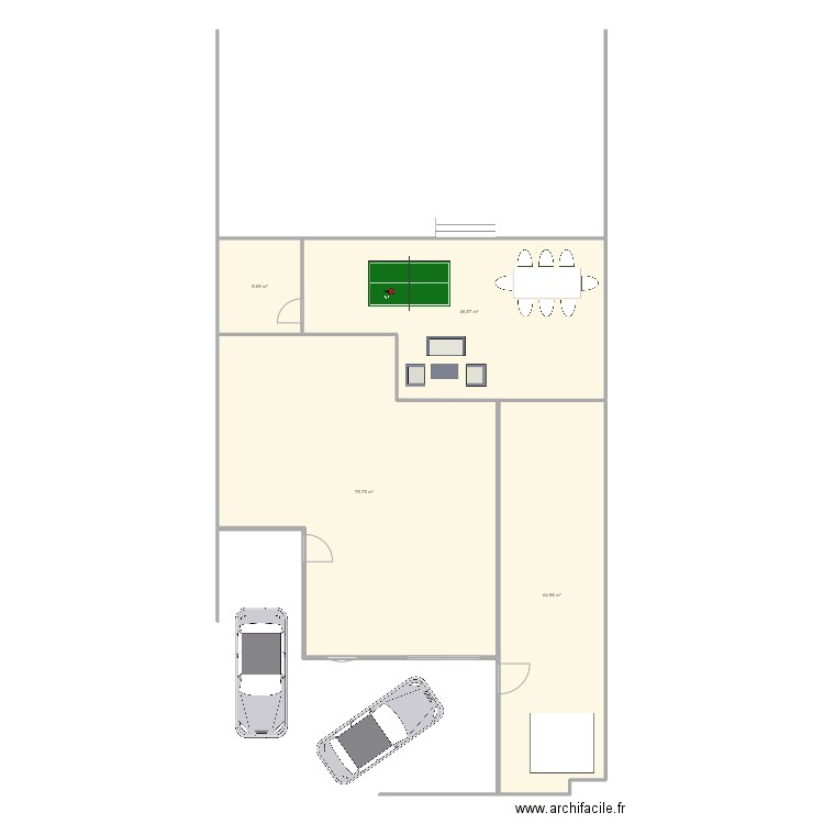 exterireur1. Plan de 4 pièces et 179 m2