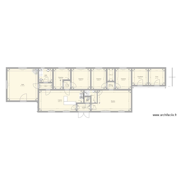 maison criel. Plan de 0 pièce et 0 m2