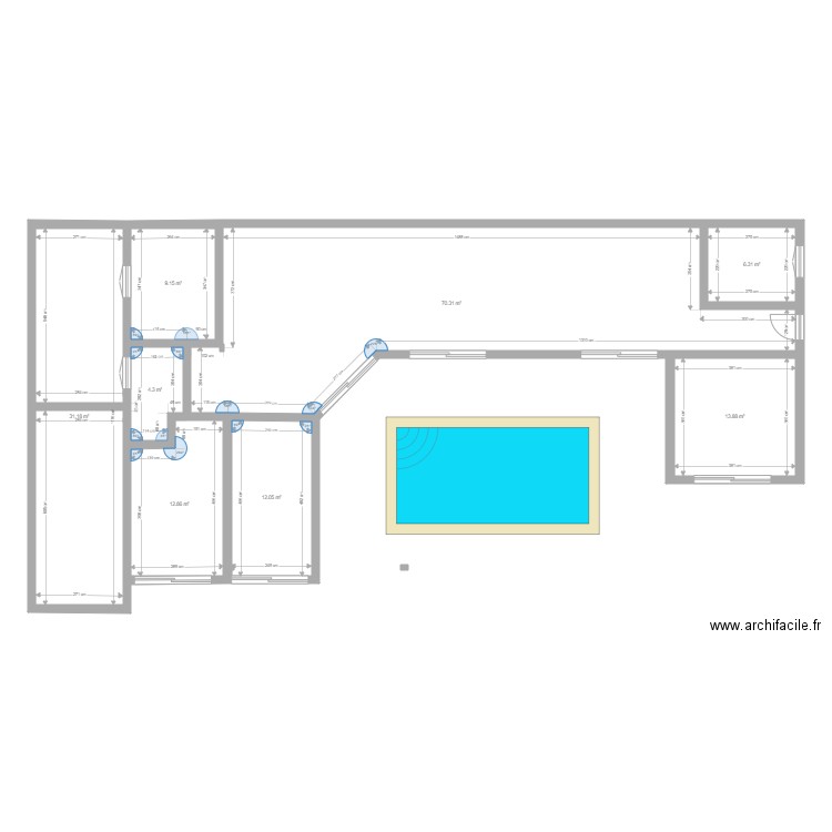 plan MEG. Plan de 0 pièce et 0 m2