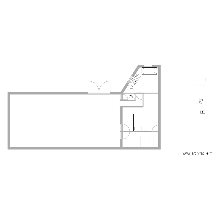 appart bleuets. Plan de appart bleuets. Plan de