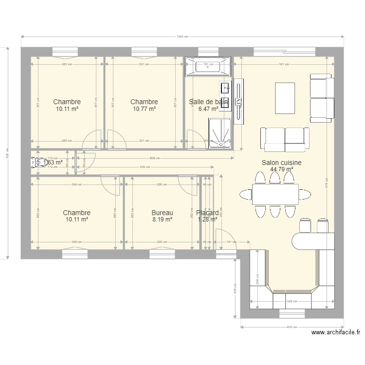 BOURDET. Plan de 0 pièce et 0 m2
