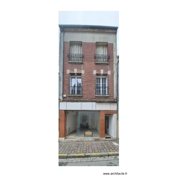 projet noyon avant travaux. Plan de 