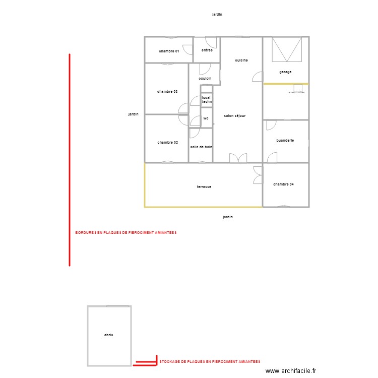 evain. Plan de 0 pièce et 0 m2