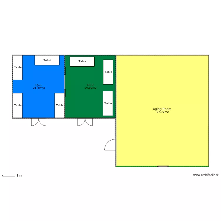 Aging Room. Plan de 