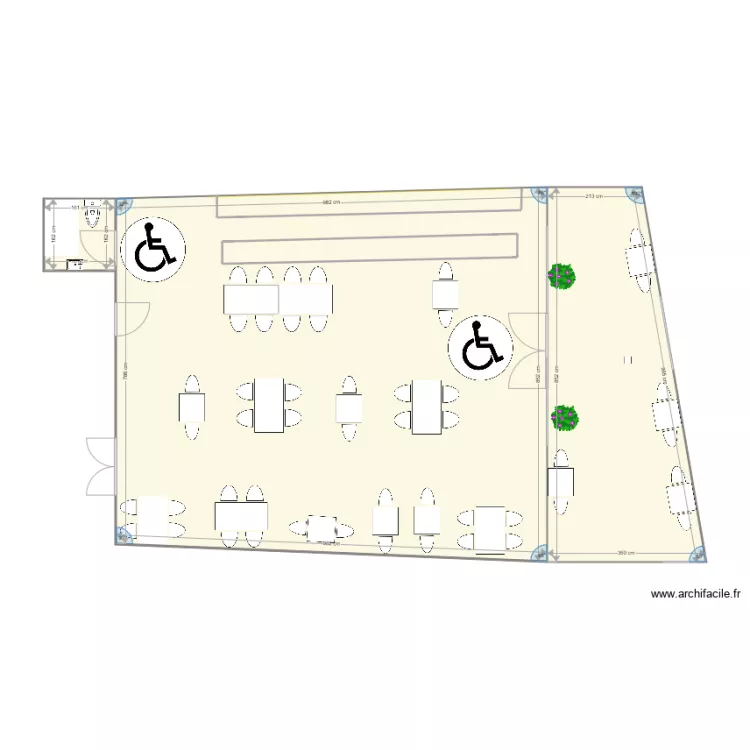 Plan Existant PTITS CHEFS. Plan de 