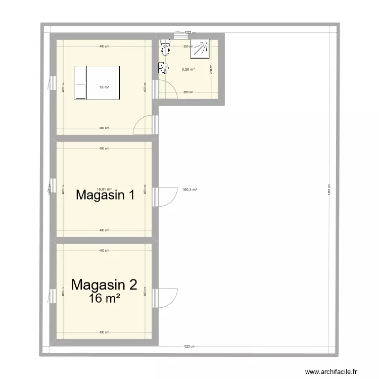 Plan magasin. Plan de 