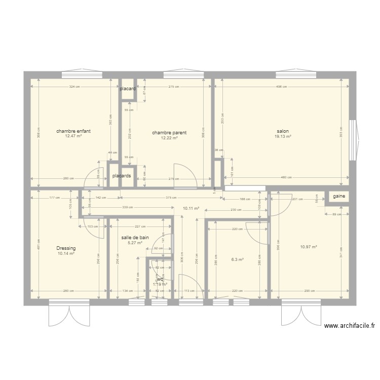 maison avant travaux. Plan de 0 pièce et 0 m2