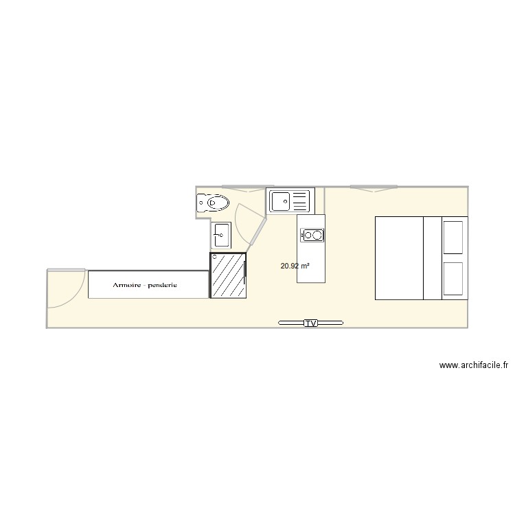 Yvonne. Plan de 0 pièce et 0 m2