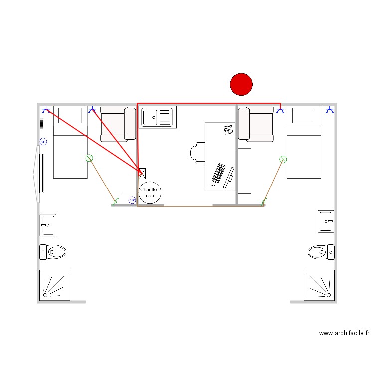 Résidence services seniors  . Plan de 0 pièce et 0 m2