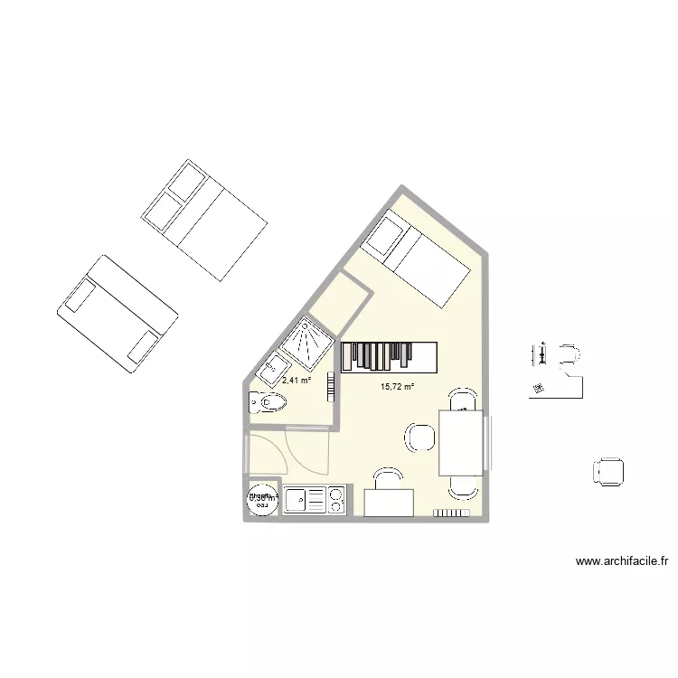 Studio de Louison. Plan de Studio de Louison. Plan de