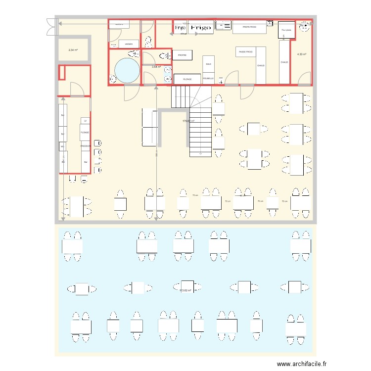 PROJET CUISINE4. Plan de 0 pièce et 0 m2