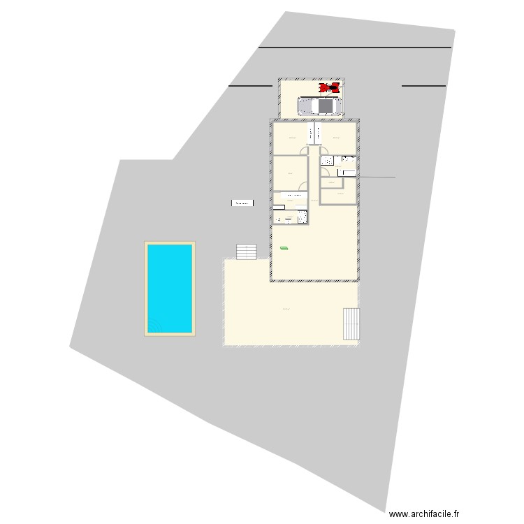 MAISON RECTANGLE 3. Plan de 0 pièce et 0 m2