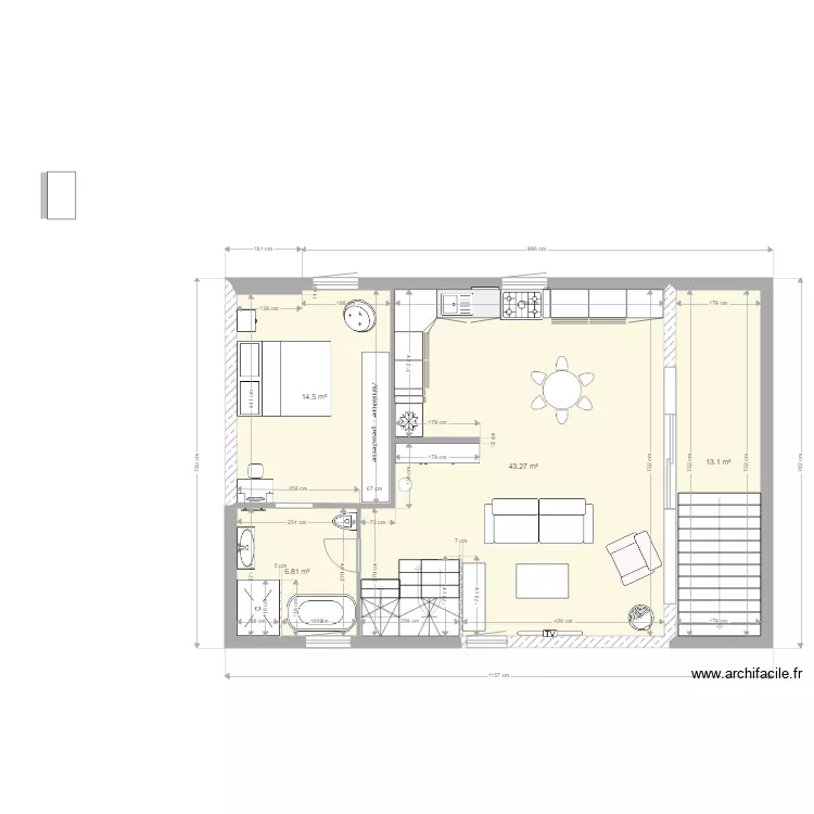 PLAN  18 GM ETAGE . Plan de 