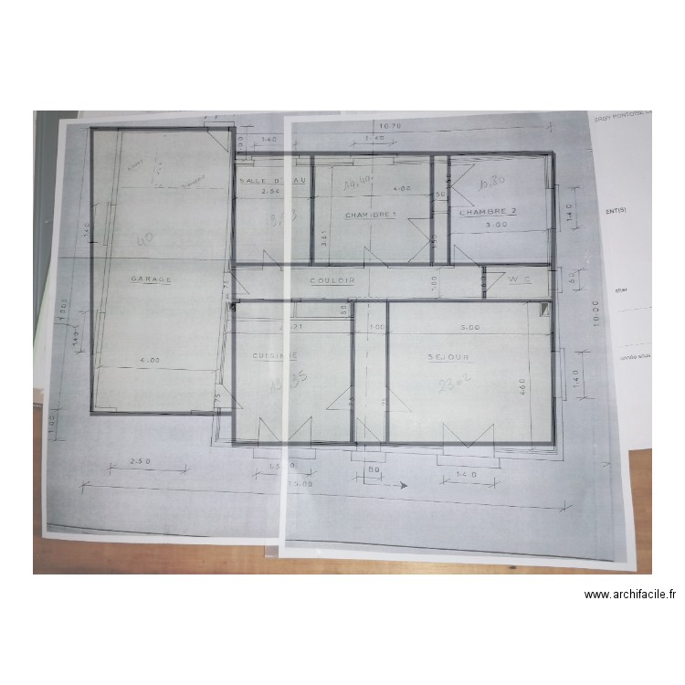 CLEMENT. Plan de 8 pièces et 106 m2