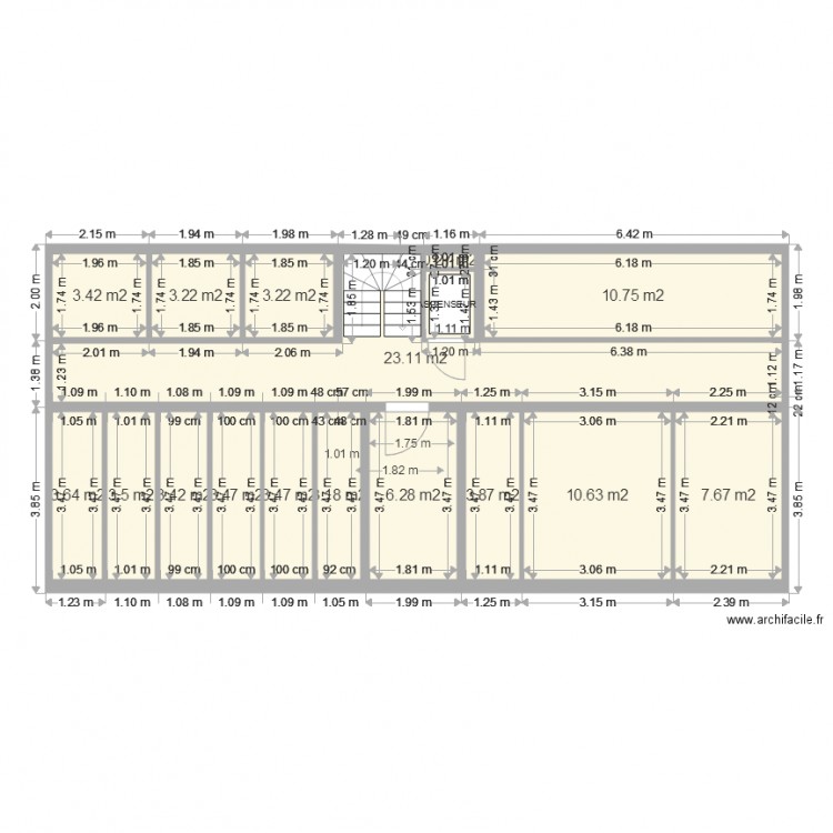 squaregille sous sols. Plan de 0 pièce et 0 m2