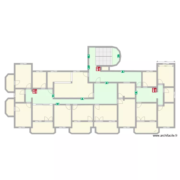 Niveau 3 Bureau HI OUAGA. Plan de 