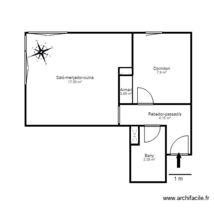 ED LA CABANETA 2 3 CANILLO. Plan de 0 pièce et 0 m2 ED LA CABANETA 2 3 CANILLO. Plan de 0 pièce et 0 m2