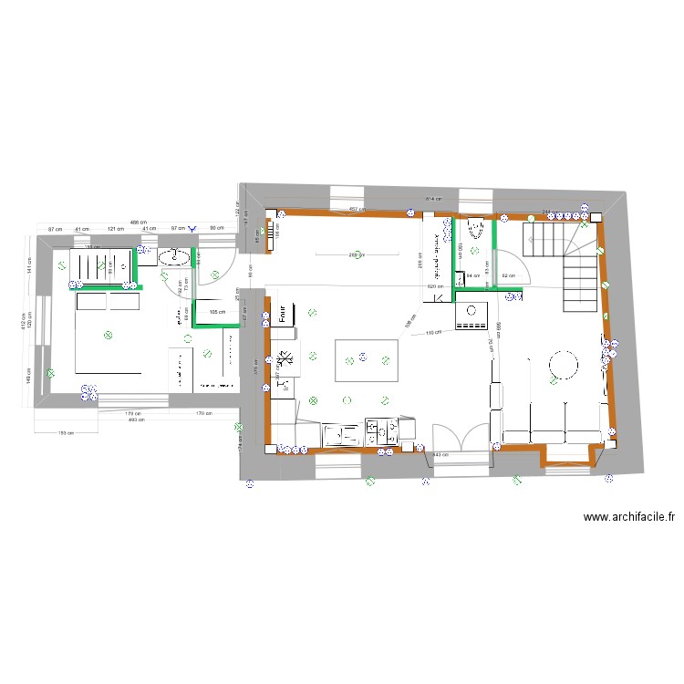 RDChaussée  BONNES CÖTES AU11/07. Plan de 0 pièce et 0 m2