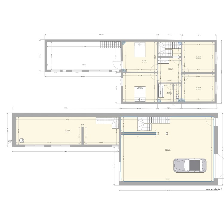 1erEtageN12. Plan de 0 pièce et 0 m2