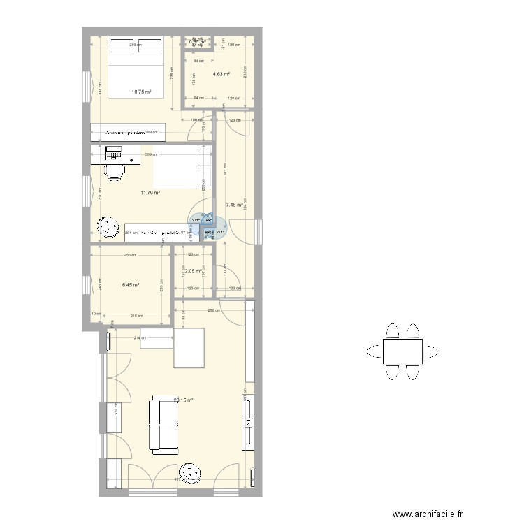 Onera. Plan de 0 pièce et 0 m2