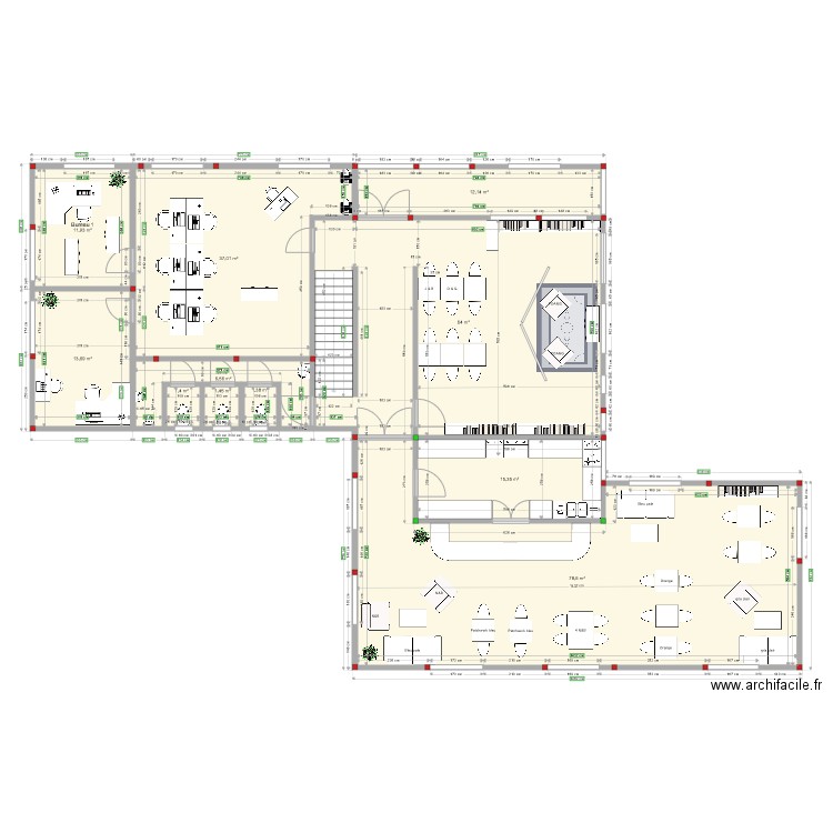 Prem etage 24122020. Plan de 0 pièce et 0 m2