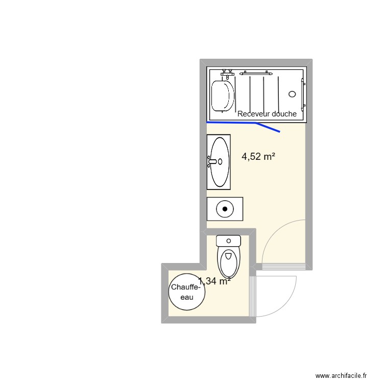 gilbert aprés travaux. Plan de 0 pièce et 0 m2