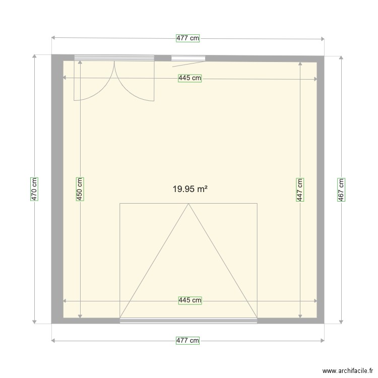 garage1. Plan de 0 pièce et 0 m2