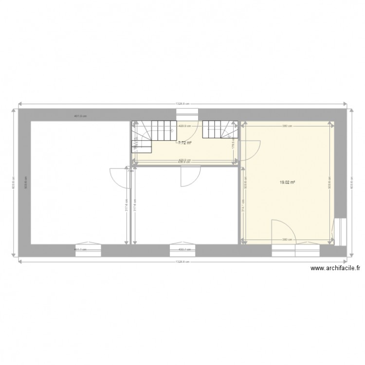 Maison Auffret 2ème étage. Plan de 0 pièce et 0 m2