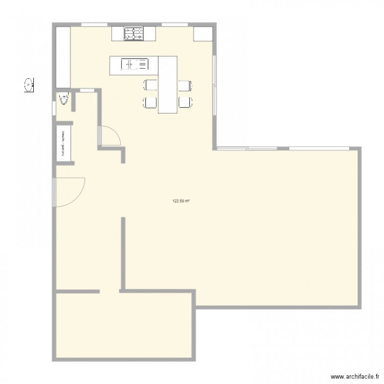 cuisine. Plan de 0 pièce et 0 m2