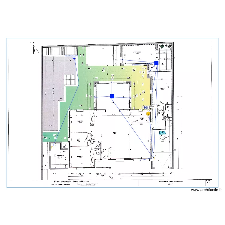LACHENAUD. Plan de 