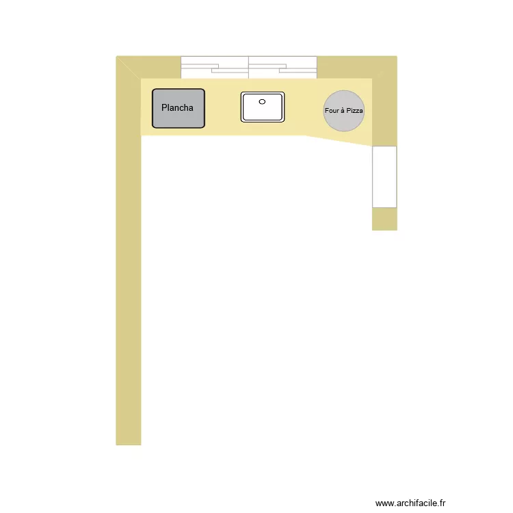 Plan Abri Barbecue. Plan de 