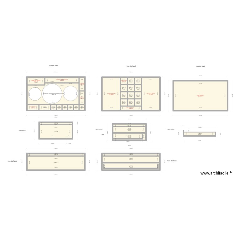 male domaine. Plan de 40 pièces et 141 m2