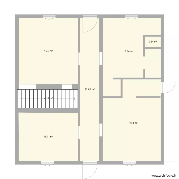 RdC chambres Aimargues . Plan de RdC chambres Aimargues . Plan de