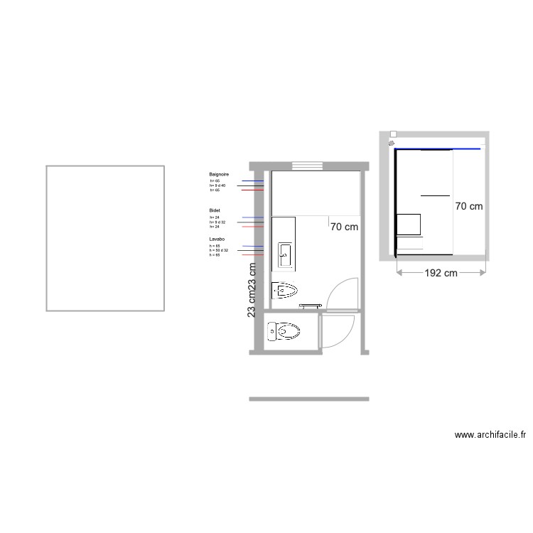 Salle de Bains Projet 20 09 20 101. Plan de 0 pièce et 0 m2