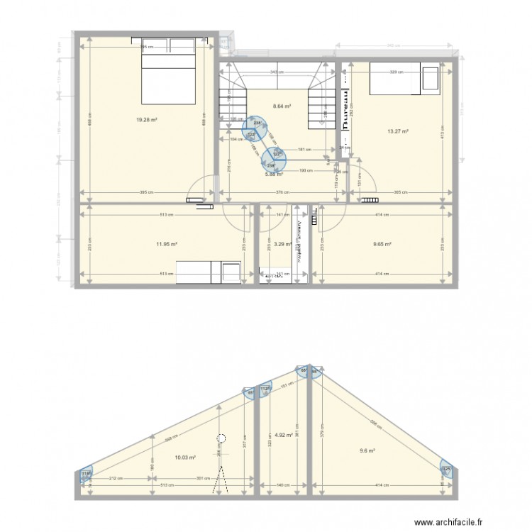 NEUILLY PLAN EXISTANT. Plan de 0 pièce et 0 m2