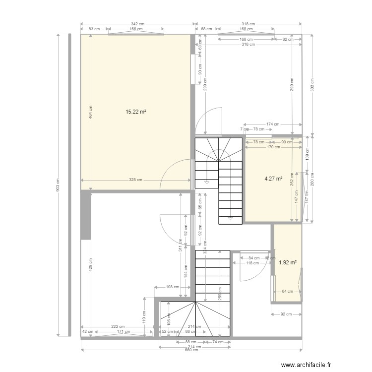 sdb. Plan de 0 pièce et 0 m2