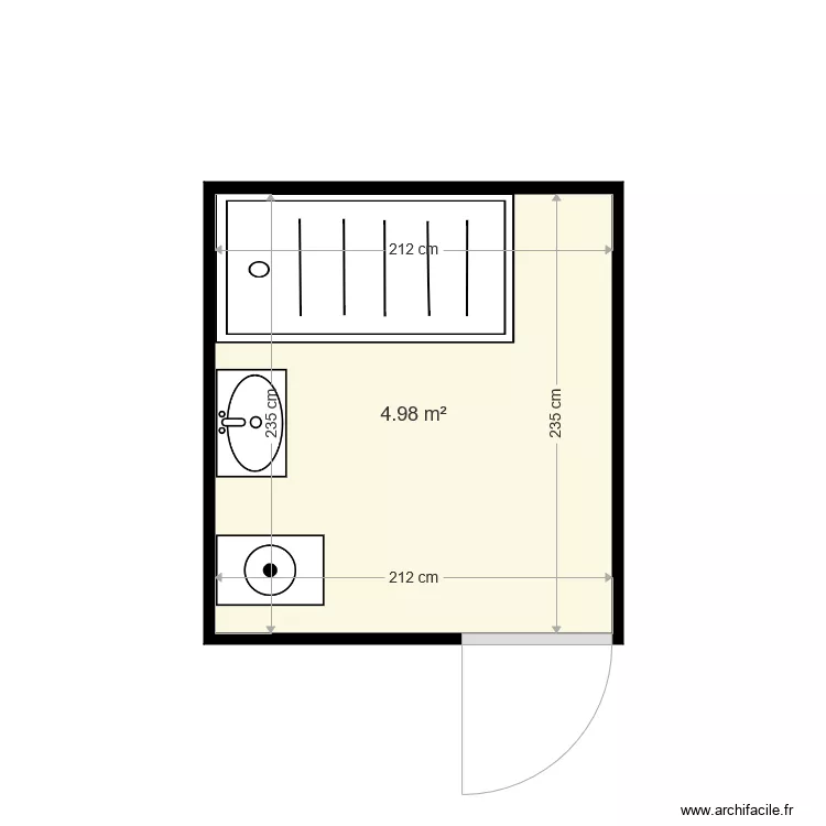 BELLEPERCHE . Plan de 