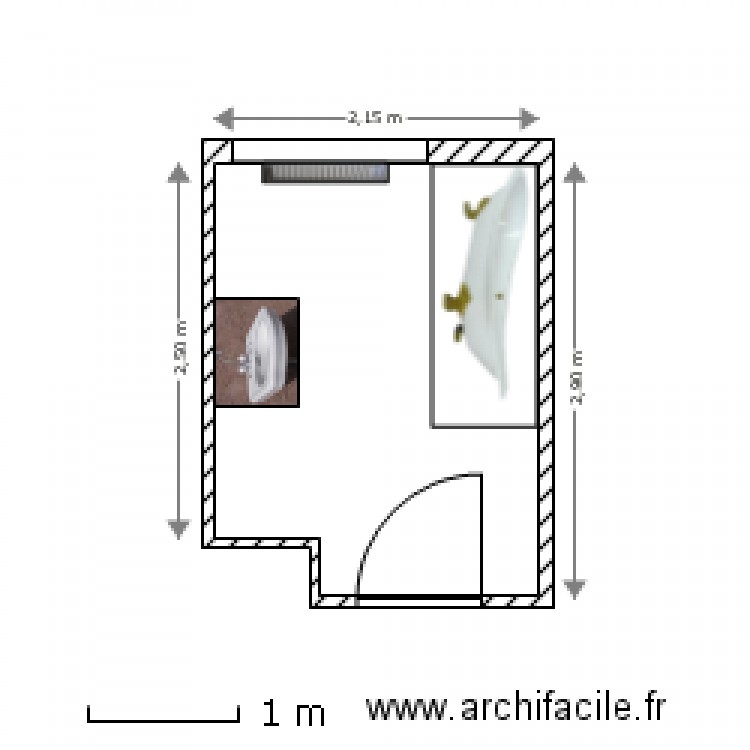 FANET-ActuelleSDB. Plan de 0 pièce et 0 m2